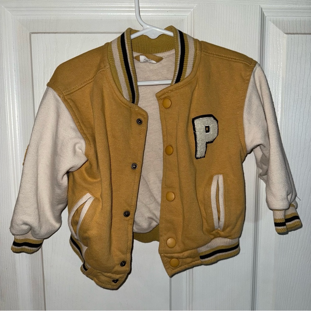 Prince Yellow and Cream Knit Jacket